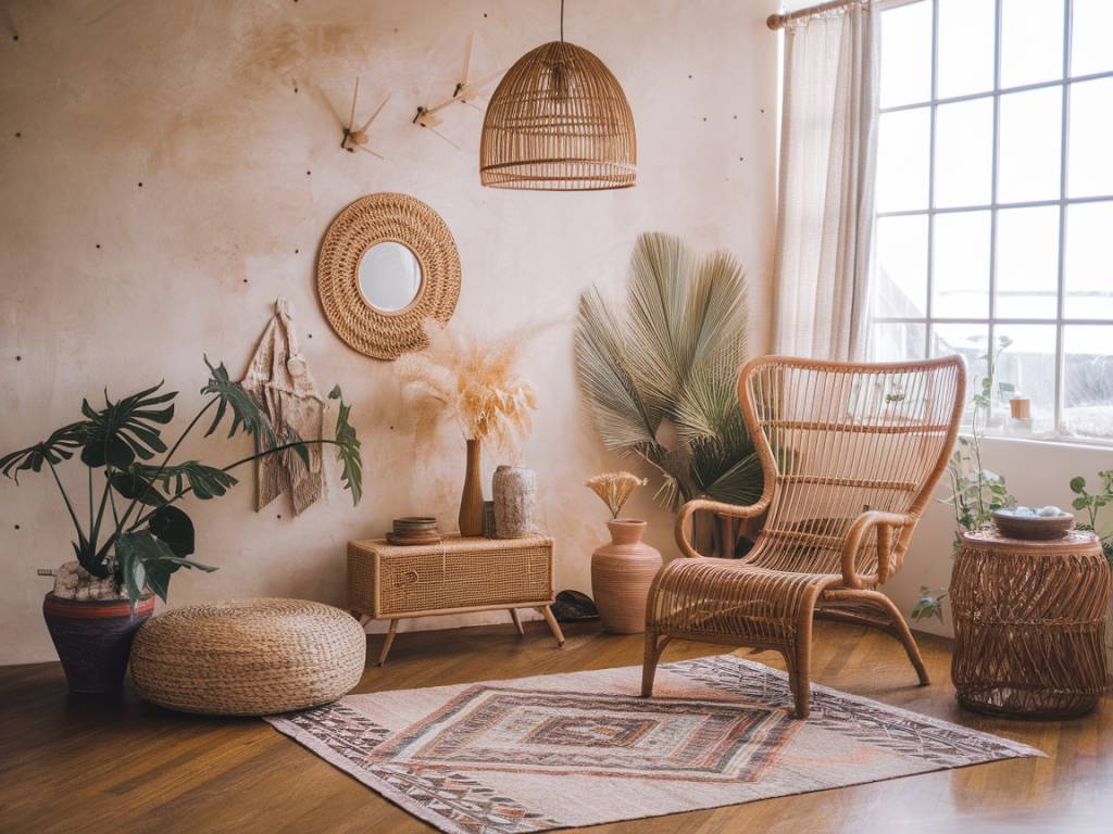 rattan and wicker: the boho trend that's making a comeback
